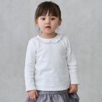 プティマイン(petit main)【オーガニック】フリル衿長袖Tシャツ【20％OFF】【SALE】【SSSL】【O_29】【25AW】