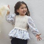 プティマイン(petit main)【リンク】ベストドッキングチュニック【50％OFF】【SALE】【SSSL】【O_50】【25AW】