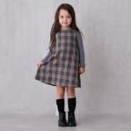 プティマイン(petit main)【リンク】肩リボンジャンパースカート【20％OFF】【SALE】【SSSL】【O_29】【25AW】