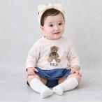 ショッピングsale petit main プティマイン(petit main)【POLO BCS】クマグラフィック長袖T+スカパンセット【50％OFF】【SALE】【SSSL】【O_50】【25AW】
