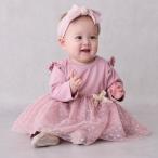 プティマイン(petit main)チュールドッキングOPロンパース【50％OFF】【SALE】【SSSL】【O_50】【25AW】