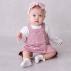 プティマイン(petit main)【リンク】刺しゅうサロペSKセットアップ【30％OFF】【SALE】【SSSL】【O_30】【25AW】