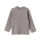 プティマイン(petit main)【シアバター】ジャガードハイネック長袖T【awdaily】【20％OFF】【SALE】【SSSL】【O_29】【25AW】