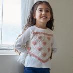 ショッピングsale petit main プティマイン(petit main)【リンク】クロシェドッキング長袖T【awdaily】【20％OFF】【SALE】【SSSL】【O_29】【25AW】