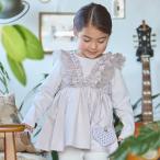 ショッピングsale petit main プティマイン(petit main)【リンク】ドッキングフリルチュニック【awdaily】【20％OFF】【SALE】【SSSL】【O_29】【25AW】