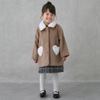 ショッピングsale petit main プティマイン(petit main)【洗える】ファー衿ハートポケットコート【20％OFF】【SALE】【SSSL】【O_29】【25AW】