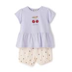 プティマイン(petit main)GIRLS半袖パジャマ【30％OFF】【SALE】【SSSL】【O_30】【25SS】