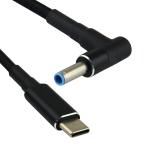 HP PD変換ケーブル 1.8m 外径4.5mm 内径3.0mm PDトリガー ノートパソコン USB-C 変換 アダプタ コネクタ USB Type-C ACアダプター 電源アダプタ 急速充電