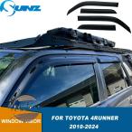 トヨタ TOYOTA 4ランナー サイドウィンドウバイザー ウェザーシールド 2010 2011 2012 2013 2014 2015 2016 2017 2018 2019 2020 2021 2022 2023 2024