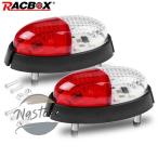 LEDクリアランスライト 12V 24V サイドマーカーランプ 赤 白 トレーラートラック キャラバン 大型トラック RV 信号ブレーキ リア警告灯 インジケーター