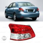 ショッピング2009年 【並行輸入品】トヨタ ヴィオス 2008 2009年式用 リアテールライト ブレーキランプ ハザードバンパーライト バルブ無