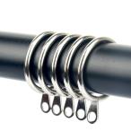 カーテンリング 内径30mm ブラック 10個入り