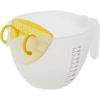 曙産業 たまご 調理 ボウル イエロー 日本製 卵をかき混ぜる・こす・器に入れる作業がこれ一つ なめらか茶碗蒸しが簡単 プリン作りにも たまごこ