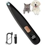 QULITO для домашних животных машинка для стрижки собака кошка машинка для стрижки USB зарядка LED дисплей LED с подсветкой подошва лапа уголок обратная сторона лицо вокруг .. вокруг часть ka