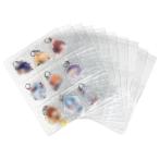 MYFEELGAGA 10 листов ввод 65mm жестяная банка значок место хранения файл A4 размер дополнение файл большая вместимость падение предотвращение крышка имеется долговечность 