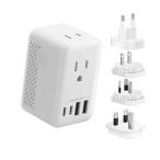  путешествие за границу для трансформатор 220V-100V изменение lAC розетка 2.+USB-C×2*USB-A×2lC/BF/O/A переходник в одном корпусе l America *yo-