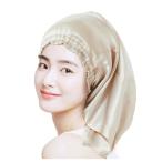 [KOTIMZO] シルク ナイトキャップ ヘアキャップ 100% シルク 筒型デザイン シルクナイト 摩擦軽減 保湿美髪 就寝用 シャンパン