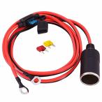 Leehitech 1.2M автомобильный прикуриватель зарядка кабель 16AWG O type терминал 15A плавкий предохранитель 