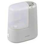 ショッピング加湿器 スチーム式 アイリスオーヤマ 加湿器 スチーム式(加熱式) 加湿量 120ml タンク容量 1.3L ~3畳 11時間連続加湿 アロマ対応 小型 卓上 デス