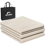 ヨガマット 折りたたみ 幅広 6mm トレーニングマット ストレッチ用マット 軽量 初心者 TPE素材 183×61×0.6cm ストレッチ用マ