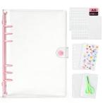 J.K.T наклейка . прозрачный жнец -A5 размер. ... заправка ×20 листов картон ×2 листов молния карман ×2 листов девочка симпатичный A5 картон есть 