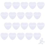Oaec жестяная банка значок покрытие Heart type 20 листов ввод прозрачный высокий прозрачный . жестяная банка значок место хранения боль сумка боль ba.. Cara товары экспонирование подставка 2 шт имеется ( - 