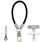 [APEGG] ハンドストラップ 携帯ストラップ 手首 取り外し スマホストラップ 丸紐6.5mm カメラストラップ 落下防止 紛失防止 リング