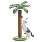 PAWZ Road ヤシの木 つめとぎ 猫 ポール 爪とぎポール 2層構造土台 広い 安定 麻紐 ジュート インテリア 観葉植物みたい 猫 爪研