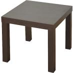  гора .(YAMAZEN) low стол крепкий но легкий compact стол ширина 45× глубина 45× высота 37cm стол кофе стол сборка товар темный 
