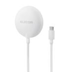 エレコム Qi2 充電器 15W Magsafe対応 ワイヤレス充電 置くだけ充電  iPhone 16 / 16 Pro / 16 Pro M