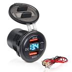 Palumma USB машина коричневый ja-toQC3.0 внезапный скорость зарядка источник питания гнездо встроен для внезапный скорость зарядка USB 2 порт имеется автомобильный зарядное устройство 12V /