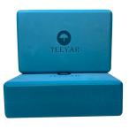 TEEYAR ヨガブロック 2個セット 無臭の高級素材 高密度/硬い 2サイズ 23 x 15 x 7.2cm(230g x2) また 大きい