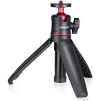 Ulanzi ミニ三脚 カメラ三脚 3段伸縮 360°回転 コールドシュー付き 最大高度27cm 自由雲台 耐荷重1kg ラバーグリップ ボール
