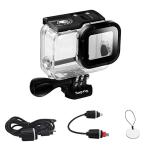 Suptig для водонепроницаемый кейс защита housing GoPro Hero 7 Black Hero 5 Gopro Hero 6 подводный зарядка для максимальный 164