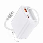 USB зарядное устройство наматывать брать . тип USB-C кабель встроенный 35W PD быстрое зарядное устройство 3 порт складной штекер iPhone/iPad/Android соответствует 