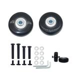  диаметр 45mm тихий звук колесо серии чемодан, покупка Cart, дорожная сумка и т.п.. комплект шин для ремонта литейщик DIY ремонт комплект 2 шт 