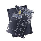  2 -слойный цель адаптер карта M.2 NGFF m.2 sata изменение . имеется MSATA SSD изменение кейс адаптор SATA3 установленный снаружи 