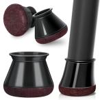  стул ножек покрытие стул. пара колпак стул ножек покрытие силикон мебель пара царапина предотвращение звукоизоляция круг ножек 4 угол ножек двоякое применение наклонение сделал пара применение фетр . шт ..16 штук входит чёрный 