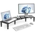 AX WABER 2 шт. класть подставка монитор шт. шт. стол сверху подставка pc подставка длина . регулировка угла стол сверху . полки настольный место хранения клавиатура место хранения из дерева moni 