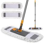 ZNM フロアモップ フロアワイパー モップ 拭き掃除 用