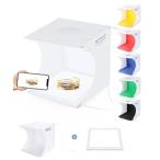 PULUZ 20cm фотосъемка box +LED тень re slump panel фотосъемка комплект, акрил материалы, фон ткань 6 цвет приложен сборка легко складывается портативный фотосъемка 