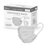 ショッピングアイリスオーヤマ マスク 不織布 [アイリスオーヤマ] プリーツ型マスク 120枚 ふつうサイズ 不織布 ディスポーザブル ニュアンスグレー PN-120MXH