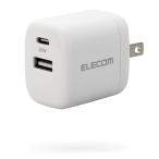 エレコム 急速充電器 Type-C USB PD対応 30W 2ポート (USB-C/USB-A) 小型 軽量 iPhone 16 15 iPa