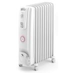 DeLonghi オイル・ラジエターヒーター L字型フラットフィン10枚 ライトグレー R7(中古品)