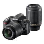 Nikon デジタル一眼レフカメラ D3100 200mmダブルズームキットD3100WZ200(中古品)