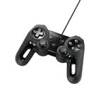 エレコム USB ゲームパッド 13ボタン Xinput 振動 連射 高耐久 モンスター (中古品)