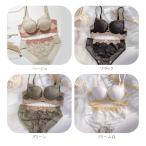 【SALE】ブラジャー 003    合計３枚購入でピアス（金属アレルギー対応）１セットを無料　ノンワイヤー 　ブラジャーショーツセット