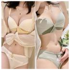 【SUMMER SALE】ブラジャー 012 合計3枚購入でピアス(金属アレルギー対応)を1セット無料 軽いノンワイヤーブラジャーショーツセット