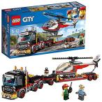 レゴ(LEGO) シティ 巨大貨物輸送車とヘリコプター 60183 ブロック おもちゃ