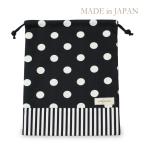  сделано в Японии . надеты изменение пакет сумка чёрный земля полька-дот × полоса полька-дот черный точка популярный модный симпатичный большой размер спортивная форма inserting спортивная форма пакет начальная школа уход за детьми . детский сад 